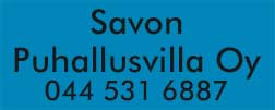 Savon Puhallusvilla Oy logo